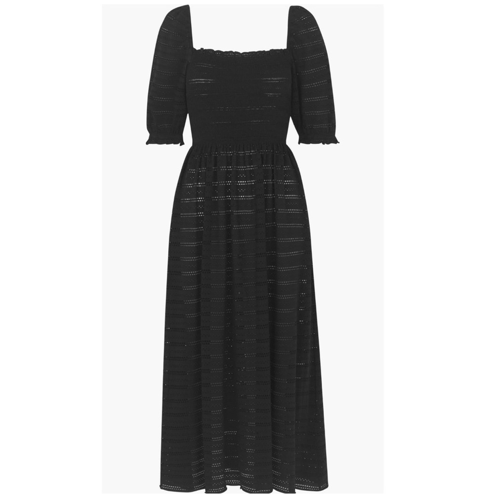 Samsoe Samsoe Pia Puff Sleeve Organic Cotton Dress, Small